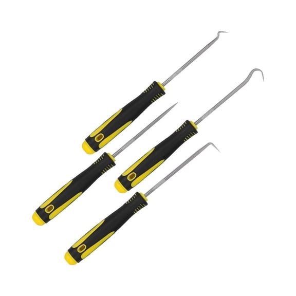 Zyllora 4Pcs Pick & Hook Tools for Car Engineers Technicians Fittings O-Ring Oil Seal Gasket Puller Remover Craft Hand Tools Spare Parts