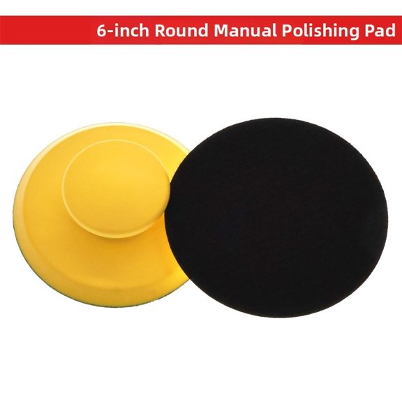 Zyllora 6 Inch Manual Grinding Disc Fastener Sanding Pad for Car Wood Furniture with