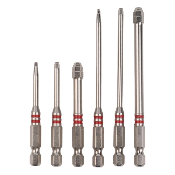 Zyllora 6Pcs Pagoda-Shaped Socket Screwdriver Bits Electric Screwdriver Bits Quick-Change Shank Premium Hex Shank Driver Bits Set