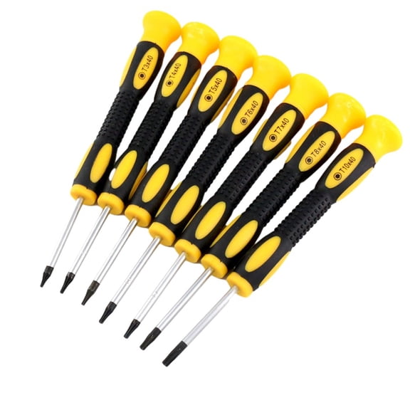 Zyllora 7Pcs Magnetic Torx Screwdriver Sets Precision T3 T4 T5 T6 T7 T8 T 10 Torx Security Repair Tool Kit for Xbox for 360 Controller