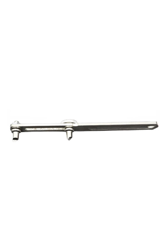 Adjustable Watch Back Cover Opener Tool with Two Silver Claws Fits Screw-In Clock Cases Up to 50Mm Diagonal Spacing
