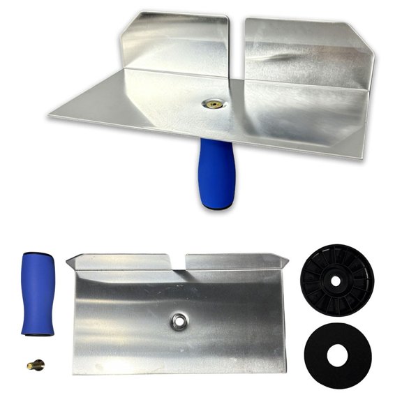 Zyllora Aluminum Trowel with Plastic Handle for Wall Tiles Grouting Plastering Tool