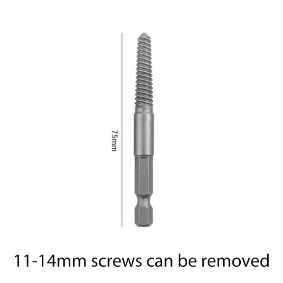 Zyllora Broken Bolt Extractor Screw Remover Drill Bits Guide Damaged Bolt Stripped Screw Extractor Remover Tool 4#
