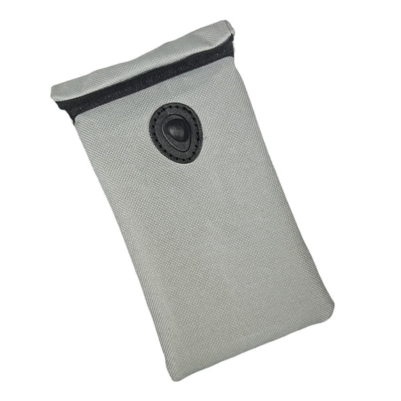 Zyllora Canvas Faraday Bag for Car Keys & Phones, RFID Signal Blocking Pouch 7.1x3.7 Inch, Anti-Theft Key Fob Cover Case