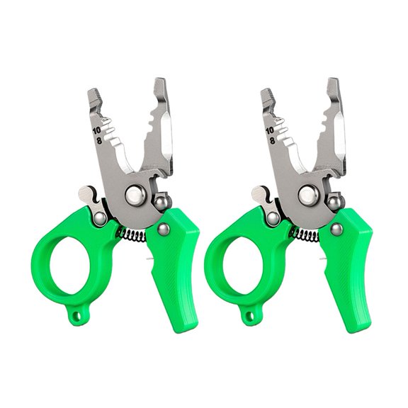 Zyllora Compact 2Pcs Mini Wire Stripper And Crimping Tool Set with Buckle Switch for Easy Wire Work And Portable Storage