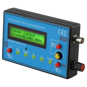 Zyllora DDS Function Signal Generator 0.01Hz-500KHz with 15 Waveforms, Portable Frequency Counter for Oscilloscope Testing and Circuit Debugging