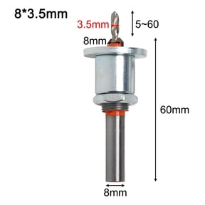 Zyllora Depth Limiter Drill Bit Precision Depth Control As Pictures Show Countersink Drills Rotating Protection Design 8*3.5Mm