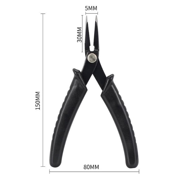 Zyllora Diagonal Cutting Pliers for Precision Wire Cable Wire Electronic Black