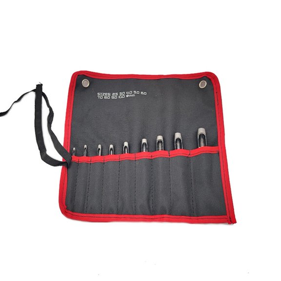 Zyllora Diy Crafting Leather Punch Punch Tool Kit High Carbon Steel Hollow Punch Design Round Head Precise Cutting Edge