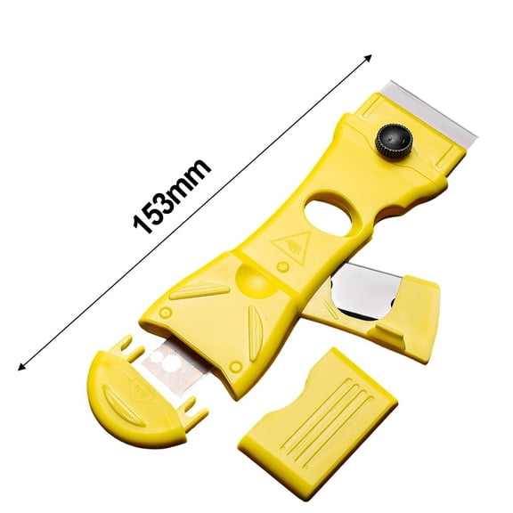 Zyllora Double Edge Scraper Car Sticker Decals Labels Remover Tool Clean Spatula