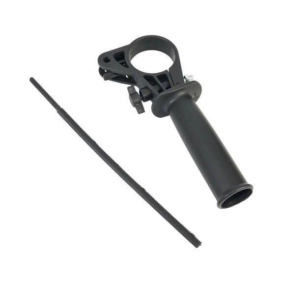 Zyllora Electric Drill Side Handle with Ruler, Detachable Auxiliary Grip for Hammer Drills, 40-43mm Inner Diameter Adjustment, Ergonomic Plastic Power Tool Fitting