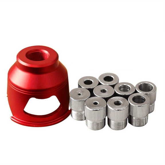 Zyllora Furniture Making Doweling Jig Precision Drill Guide for Mortise And Tenon Joints Red