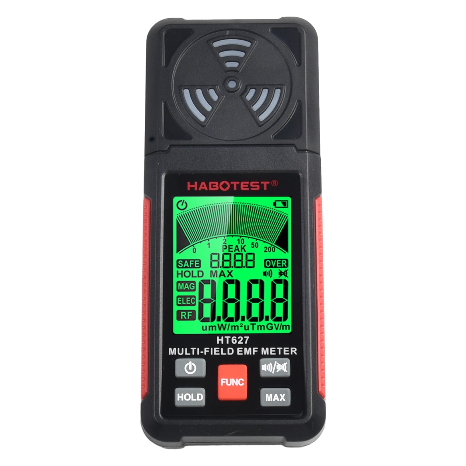 Electrical Rfs Zyllora HT627 EMF Meter Radiation Detector for AC Electric RF Microwave ...