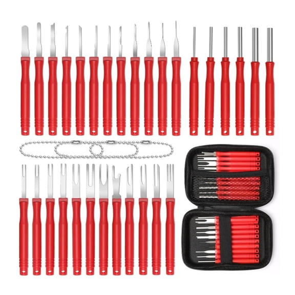 Zyllora High Durability 34Pcs Electrical Connector Extraction Tool Set for Mechanics