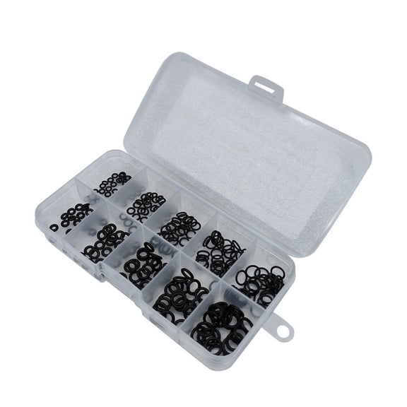 Zyllora High Temp Nitrile O Ring Set 250 Pieces 10 Sizes Up to 250C Sealing Gasket Kit