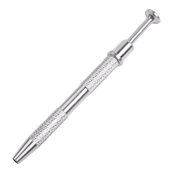 Zyllora IC Extractor Tool with 4-Claw Design for Electronic Component Picking, Stainless Steel Suction Pen for Soldering Repair, Phone and TV Maintenance, Silver, 12.3cm