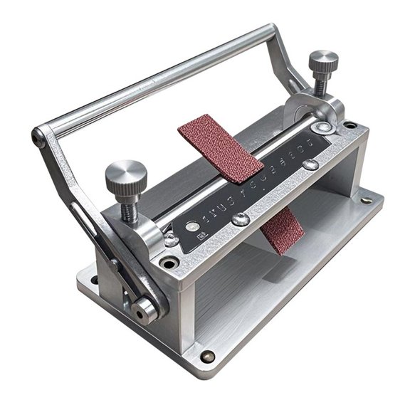 Zyllora Manual Leather Skiving Machine for Belts Straps Thinning Tool High-Carbon Steel