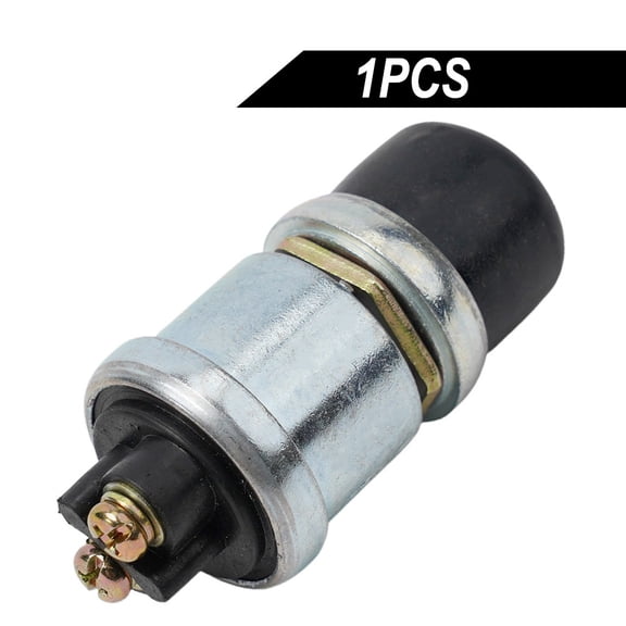 Zyllora Momentary Push Button Switch 50A 12V 24V Waterproof Ignition Starter with Screw Terminals IP55 Rated for Automotive Marine Applications