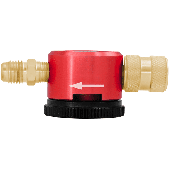 Zyllora Nitrogen Purge Tool Hvac Purge Nitrogen Flow Regulator Red 1/4-Inch Male Flare Outlet Connection Welding Control Valve