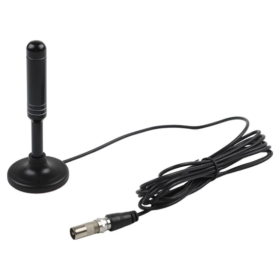 Zyllora Portable Digital TV Antenna with 300cm Coaxial Cable, DVB-T2 ATSC ISDB-T Receiver for Caravan Boat Car, Passive High Gain Indoor Outdoor Aerial