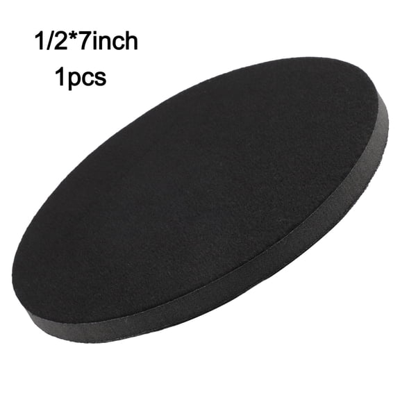 Zyllora Soft Sponge Interface Pad for Sanding Discs, 5/6/7 Inch Buffering Cushion for Power Tools Polishing on Uneven Surfaces, White