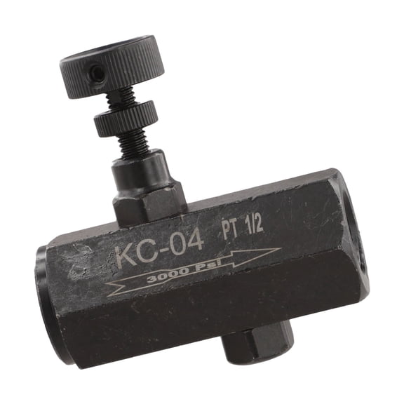 Zyllora Throttle Check Flow Control Valve for Hydraulic Systems 3000 Psi 1 2-inch Kc-04