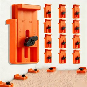 Zyllora Wood Floor Installation Spacers Adjustable 1/4 Up To 1 for Even Expansion Gaps Orange
