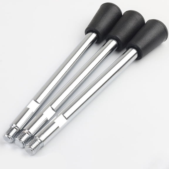 Zyllora Workshop Use Milling Machine Handle Bar 3Pcs Handle Bar Silver Handle Bar Carbon Steel Handle for Milling Machine