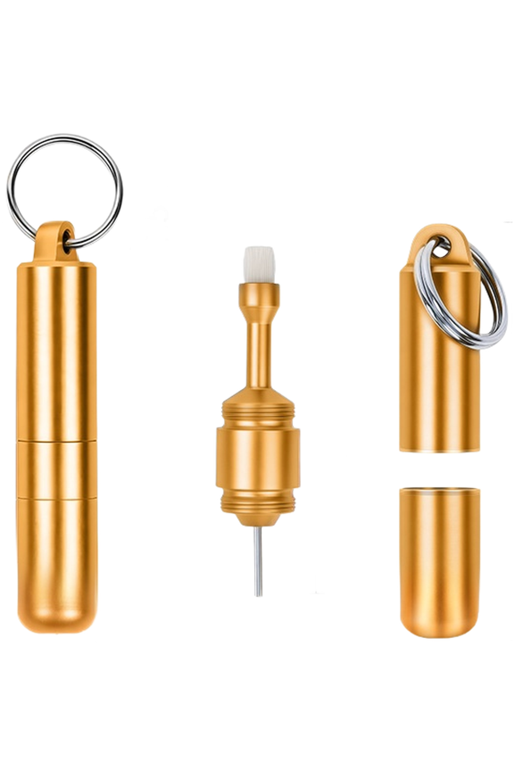 for 2 In 1 Sim Card Ejector Keychain Phone Cleaning Tool A
