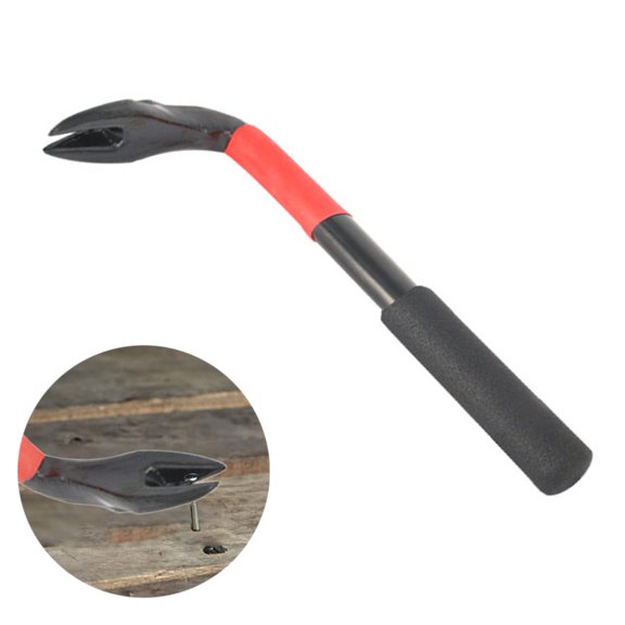 Zyllora for Mini Nail Puller Remover Pry Bar Crow Bar with Anti-Slip Grip for Prying Removal