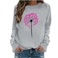 thumbnail image 1 of Zyloft Valentine Sweaters for Women Women's Long Sleeved Round Neck Valentine Sweatshirt Fashionable and Casual Hooded Sweatshirt Top Gray S, 1 of 3
