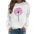 thumbnail image 1 of Zyloft Valentine Sweaters for Women Women's Long Sleeved Round Neck Valentine Sweatshirt Fashionable and Casual Hooded Sweatshirt Top White L, 1 of 3