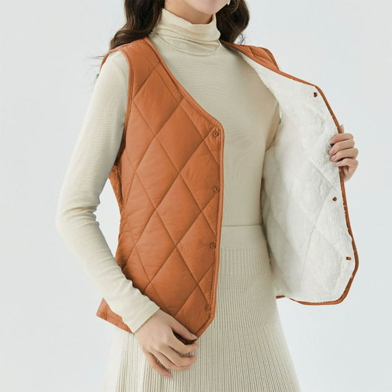 Zyloft Winter Coats for Women Clearance 10 Colors Fashion Women Winter Warm Coat Wadded Jacket Orange S Black*Friday/Cyber*Monday Clearance