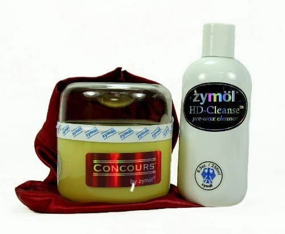 Zymöl HD-Cleanse & Concours Wax　ザイモール Zymol Concours Glaze & HD Cleanse Pre-Wax Cleaner Combo Kit
