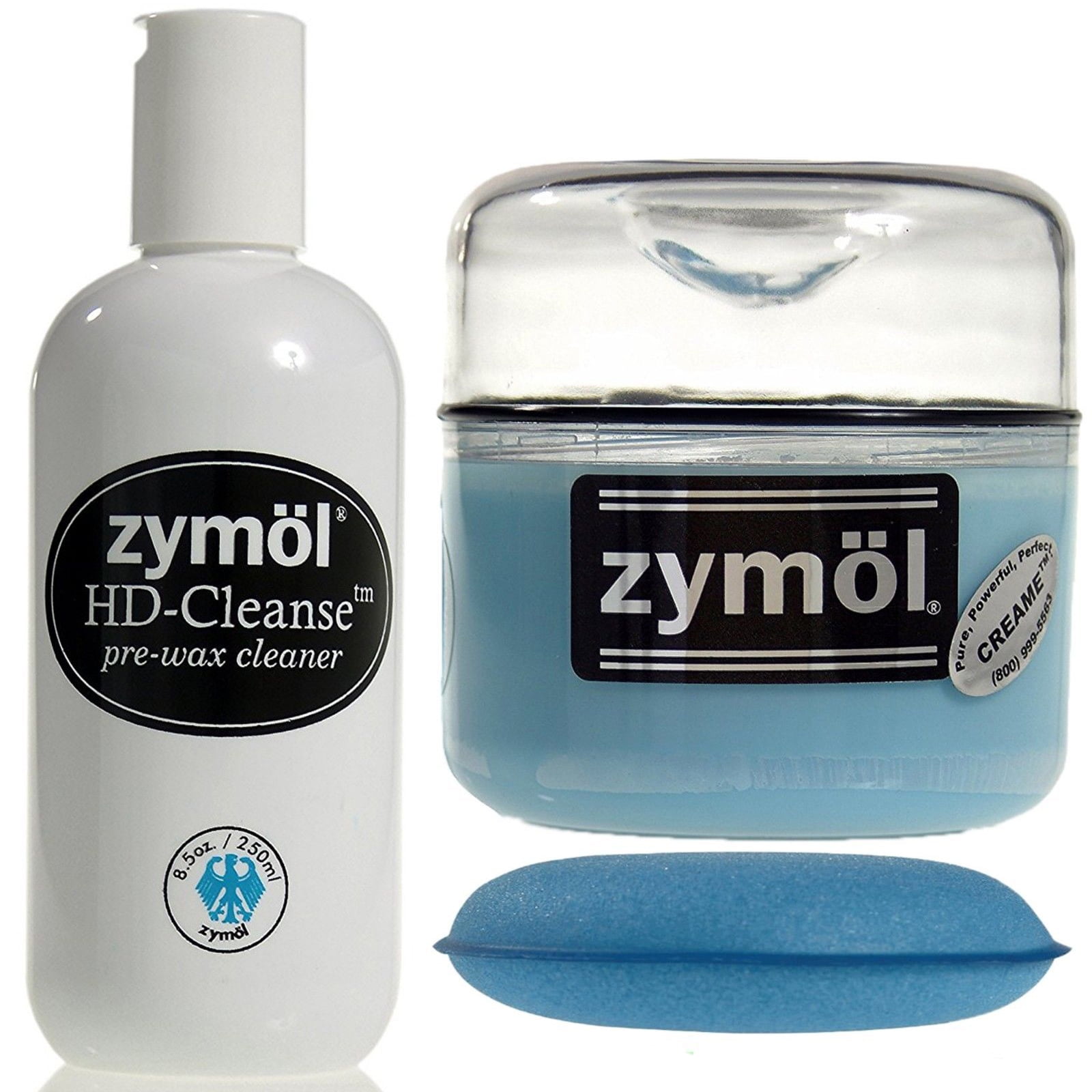 Zymol HD Cleanse PreWax Cleaner & Creame Wax Combo Kit