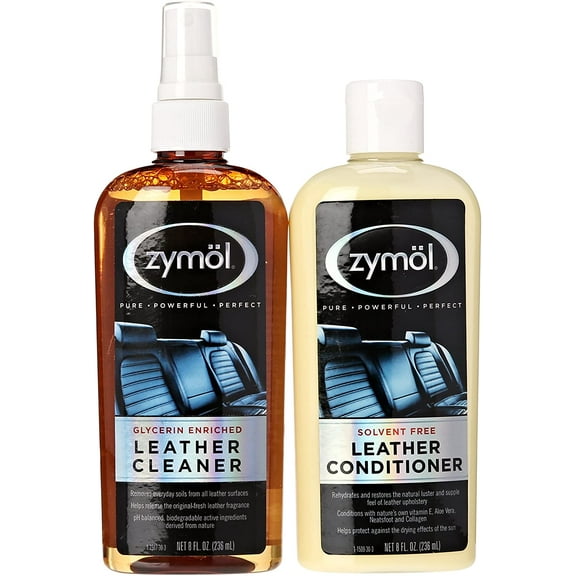 Zymol Z-507 Leather Cleaner and Z-509 Leather Conditioner (8 Ounce Each)