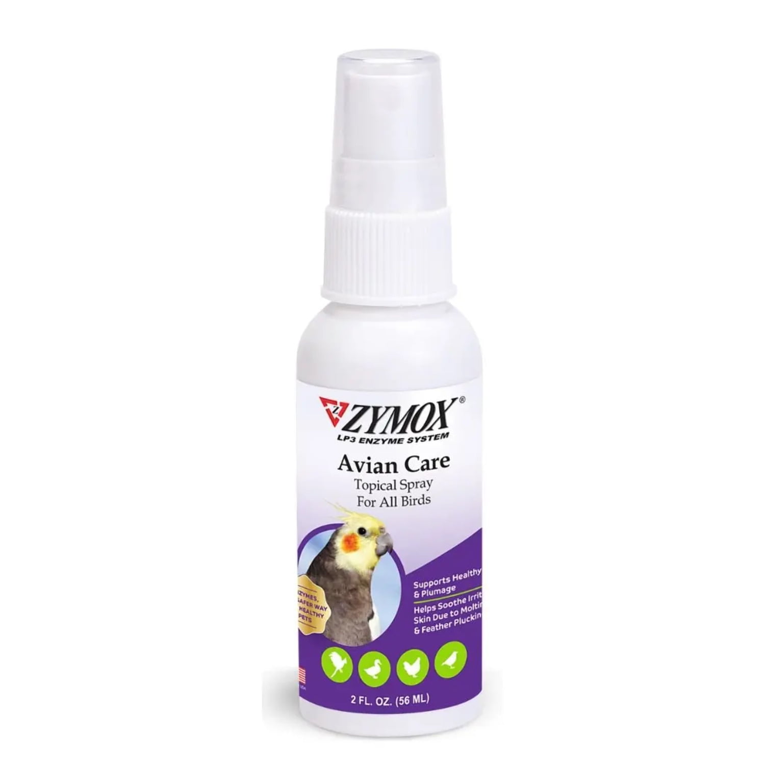 Zymox Avian Care Topical Spray for All Birds, Sooth Irritated Skin