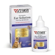 Zymox Enzymatic Ear Solution with 0.5% Hydrocortisone for Cats and Kittens 1.25 oz.