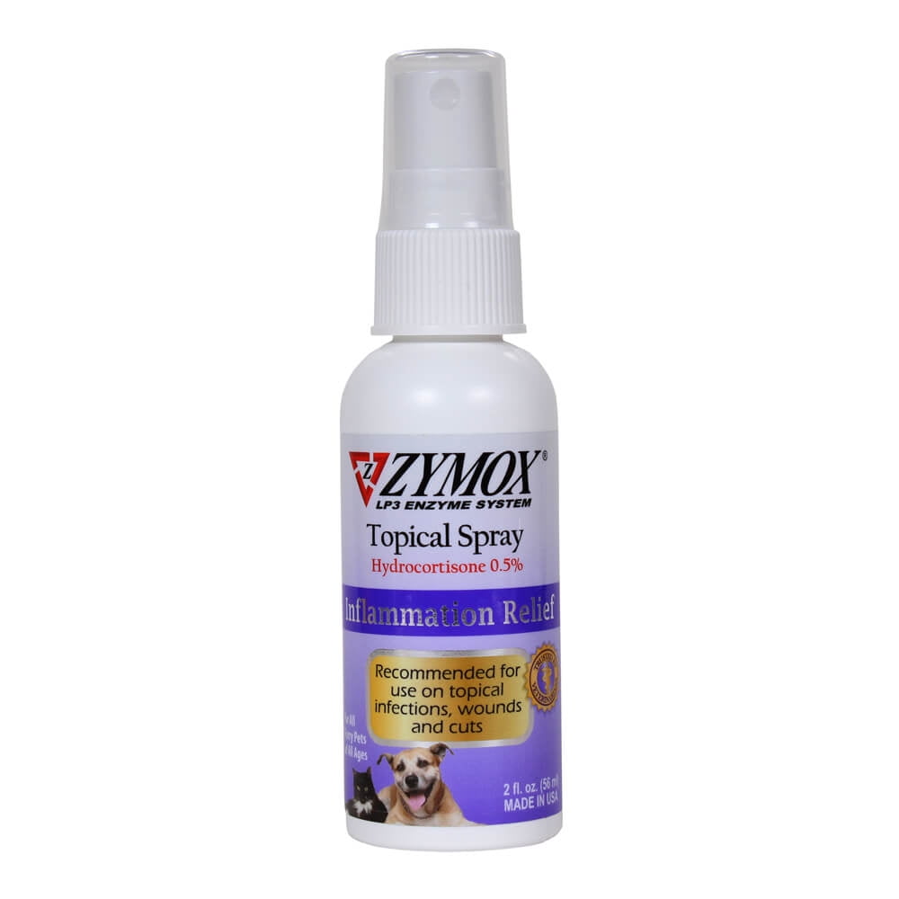 Zymox Hydrocortisone OTC Wound/Itch Spray for Dogs and Cats - Walmart.com