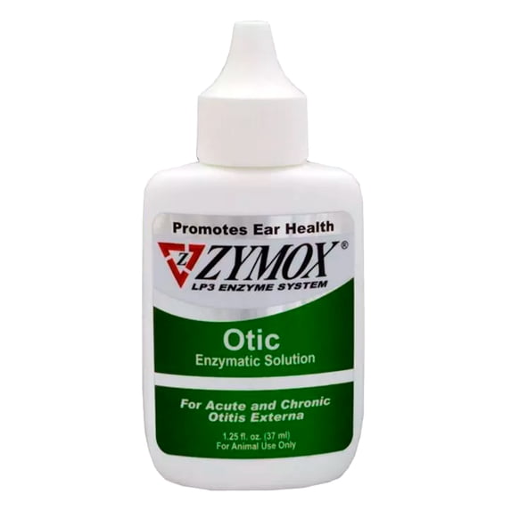 Zymox Otic Enzymatic Solution without Hydrocortisone, 1.25 oz Bottle