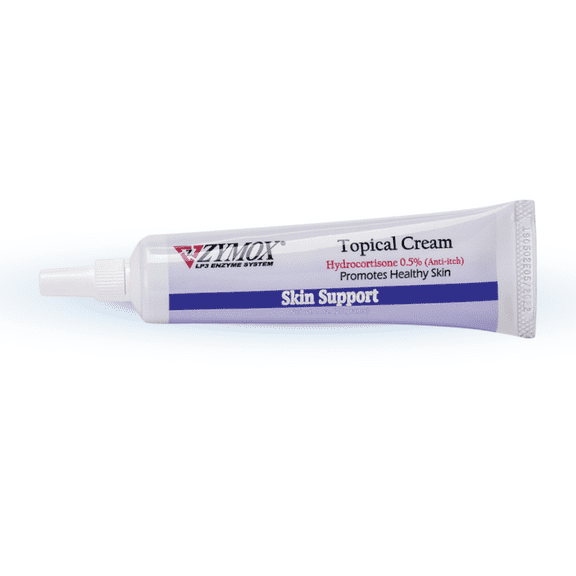 Zymox Skin Support Topical Cream: Hydrocortisone for Dogs  Cats