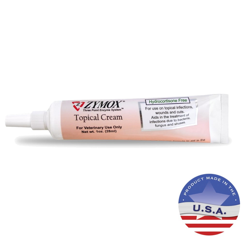 Zymox Topical Cream without Hydrocortisone 1 Ounce Walmart