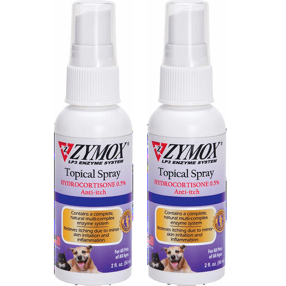 Zymox Topical Spray Infection and Wound Care 2 oz. Size:Pack of 2