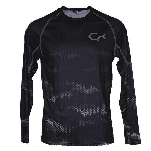 Treezyn ShadeTech Athletic Fit Lightweight Long Sleeve, Midnight, XL