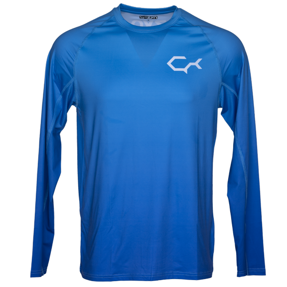Treezyn ShadeTech Classic Fit Lightweight Long Sleeve, Blue Fade, S