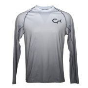 Treezyn ShadeTech Classic Fit Lightweight Long Sleeve Fishing Shirt, Smoke, L
