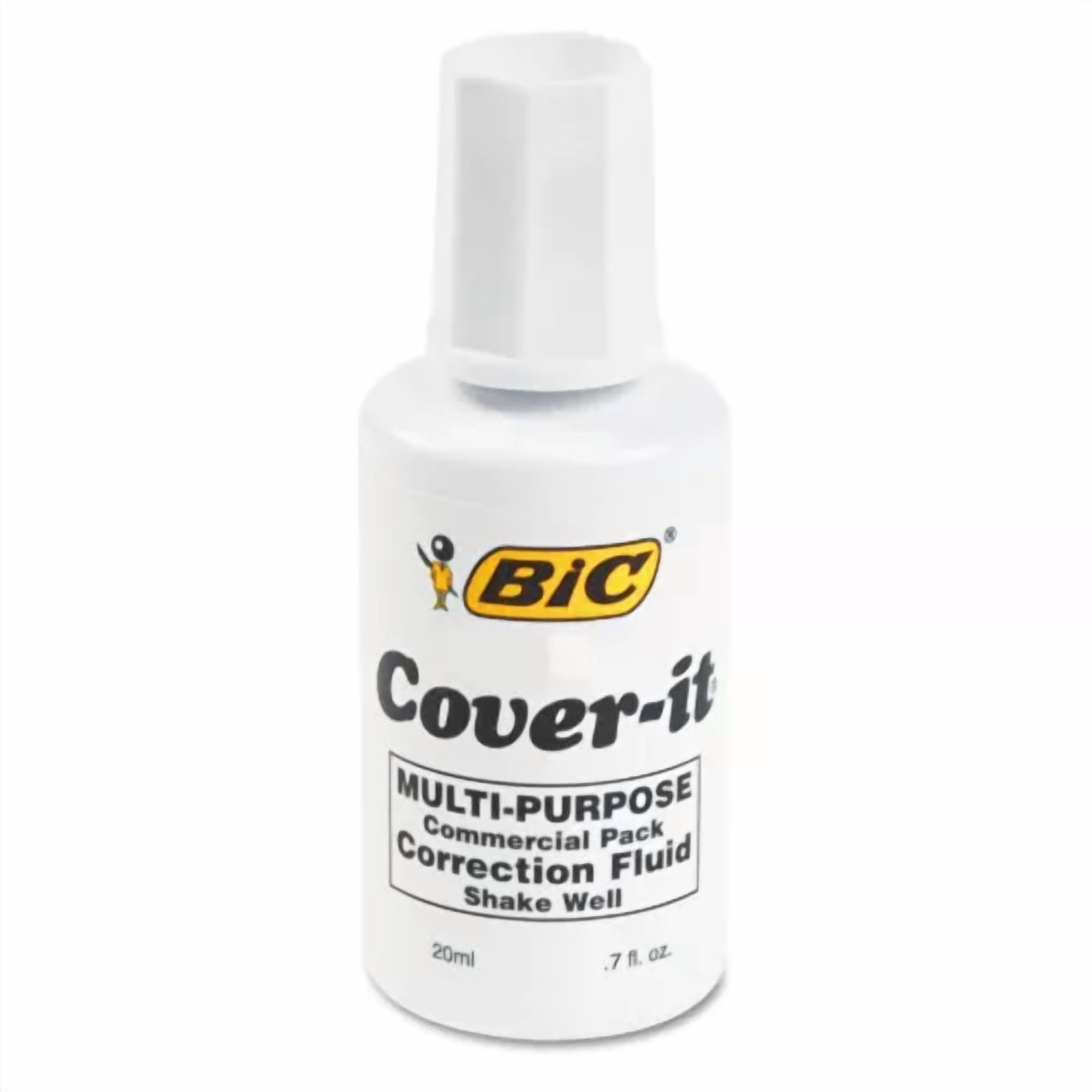 Zyne -Bic Cover-It Correction Fluid 20 Ml Bottle White Woc12We