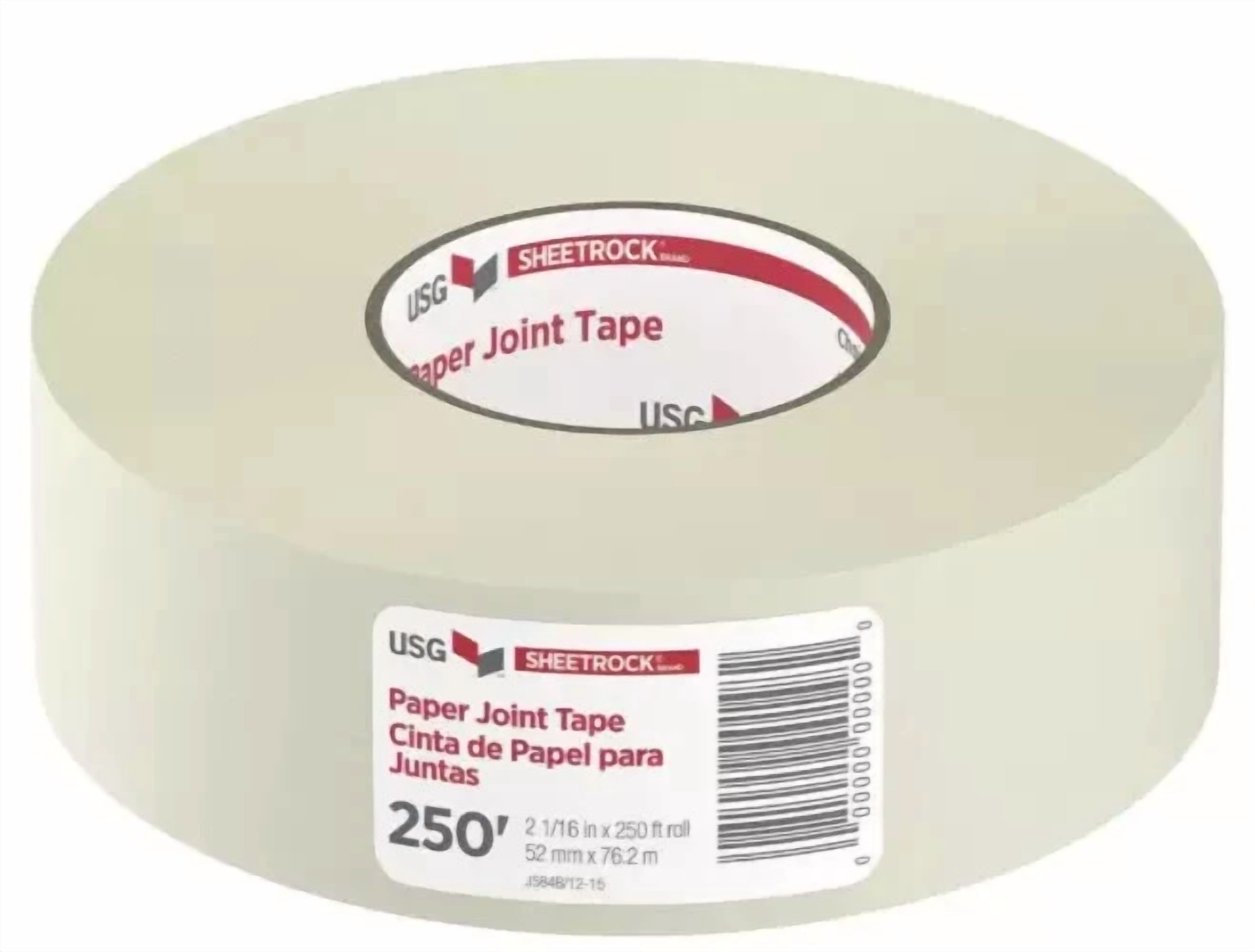 Zyne -Usg Sheetrock 2-1/16 In. X 250 Ft. Paper Drywall Joint Tape Taping Tools White