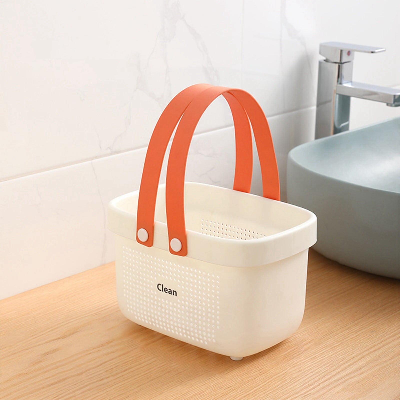Zynic Home Textile Storage Bath Basket Wash Basket Portable Bathroom ...