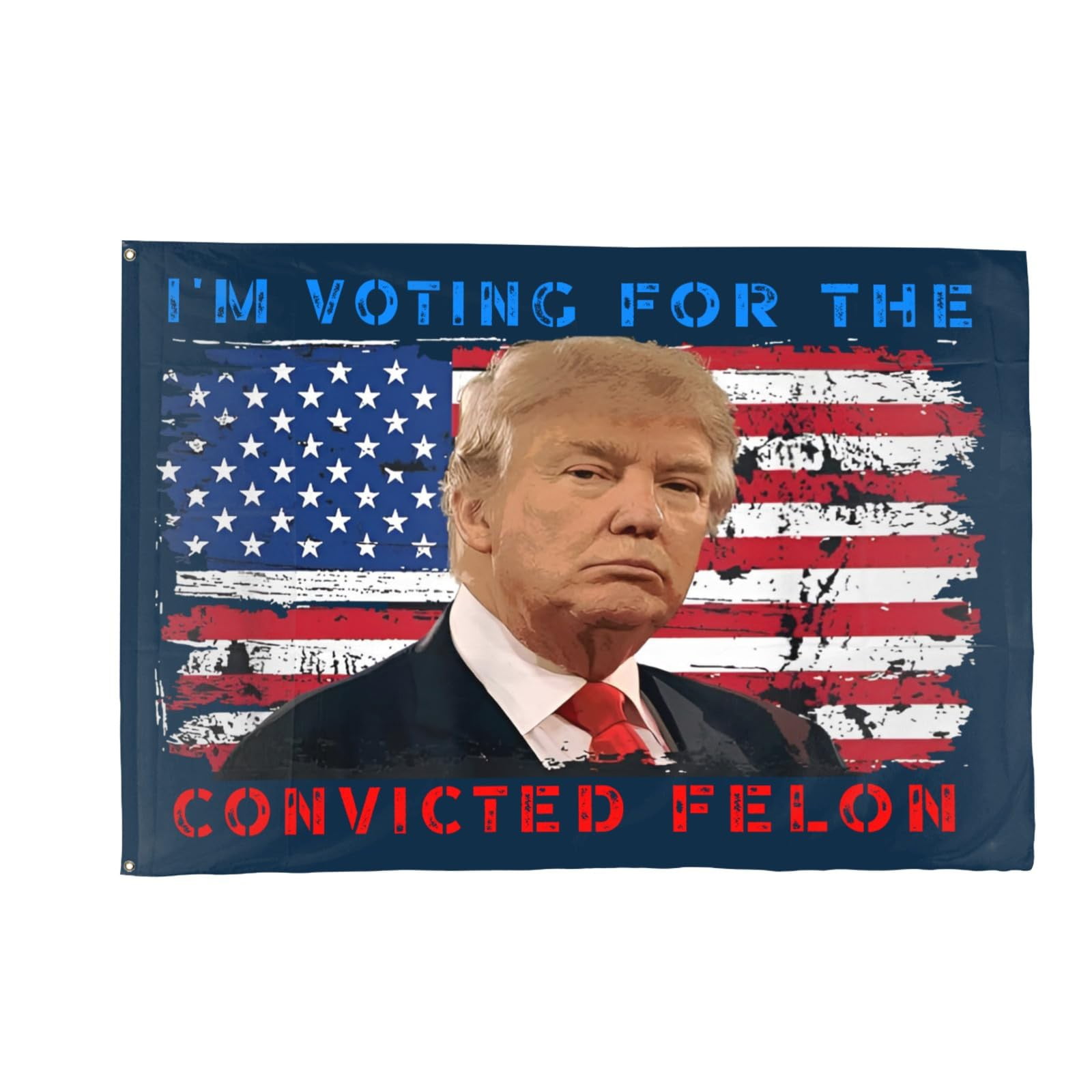 Zynic I'm Voting for The Convicted Felon 2024 Garden Flags Vot E Garden